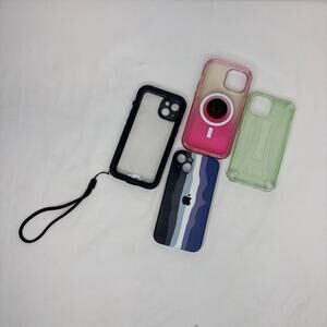 Iphone 13 Cases Bundle Of 4, Several Colors, Phone Accessories, Technology